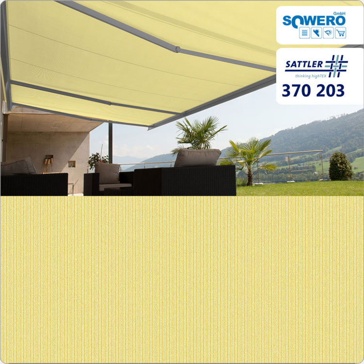 Sattler Solids 370XL 370203 Polyester Markisenstoff