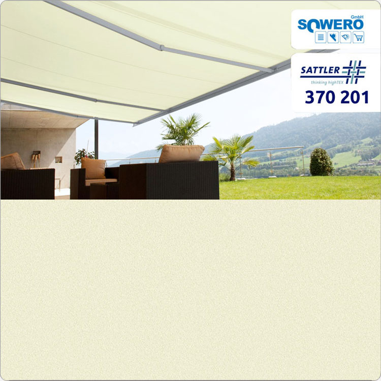 Sattler Solids 370XL 370201 Polyester Markisenstoff