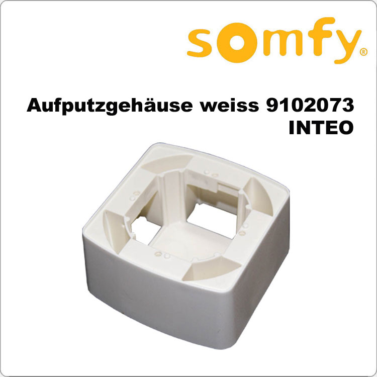 Somfy Aufputzgehäuse weiß für Inteo Schalterprogramm