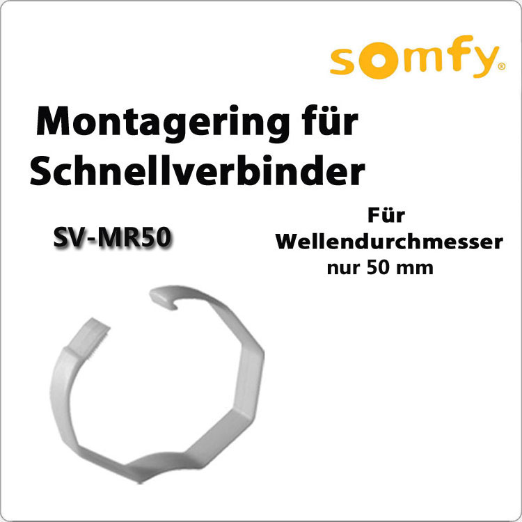 Montagering für Schnellverbinder Welle 50 mm