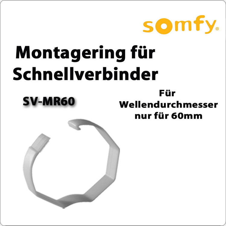 Montagering für Schnellverbinder Welle 60 mm