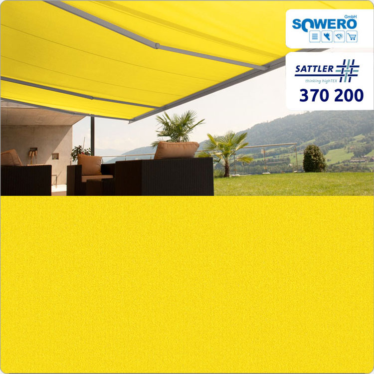 Sattler Solids 370XL 370200 Polyester Markisenstoff