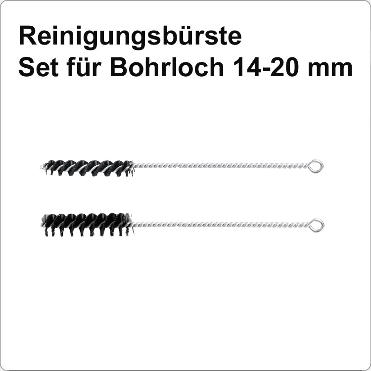 Reinigungsbürste für Bohrloch Durchm. 14-20 mm