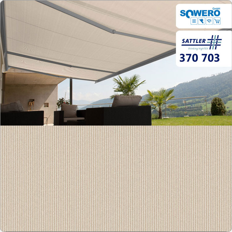 Sattler Solids 370XL 370703 Polyester Markisenstoff