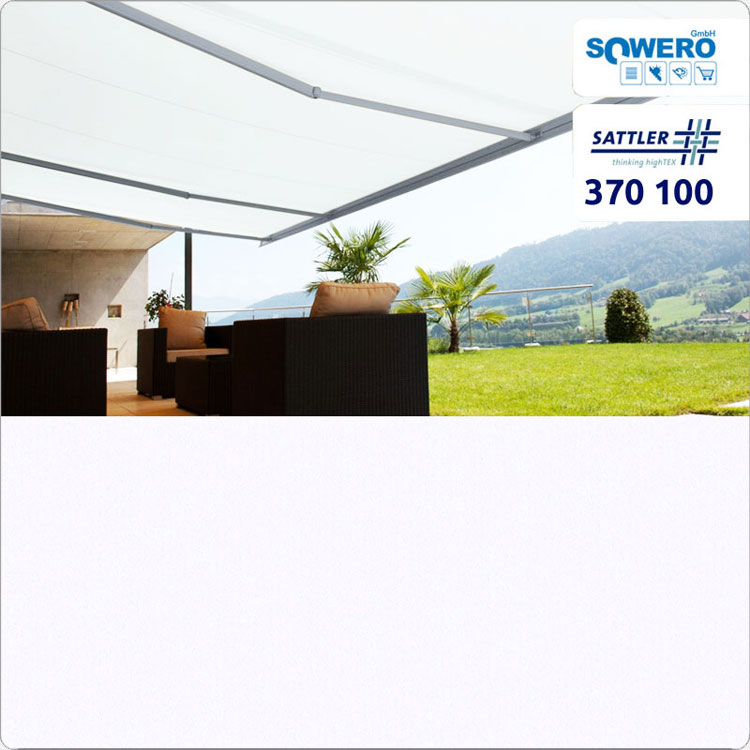 Sattler Solids 370XL 370100 Polyester Markisenstoff