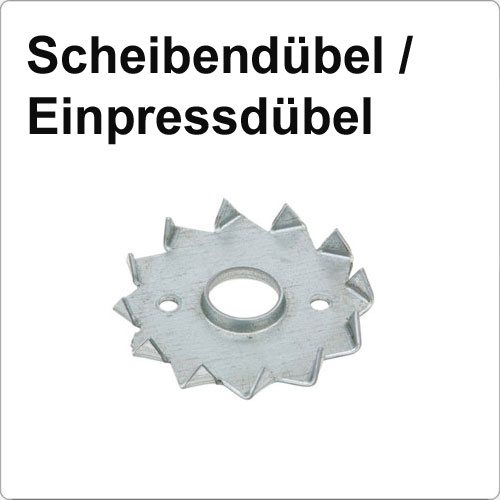 Scheibendübel mit Zähnen einseitig Typ C2
