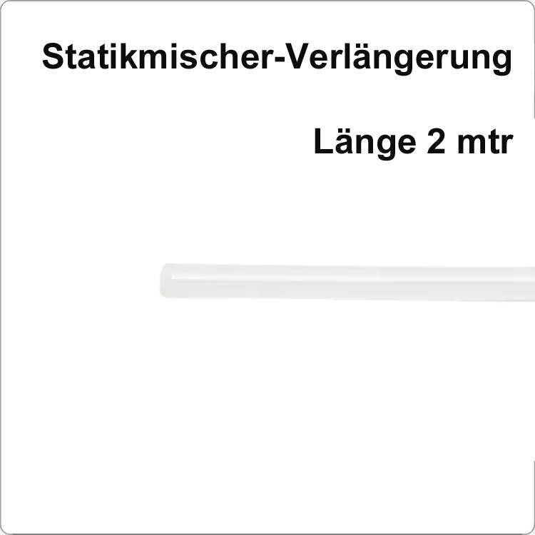 Verlängerungsrohr für Statikmischer Länge  1x2mtr