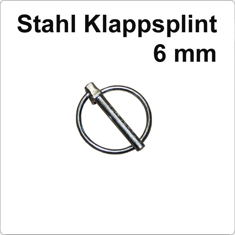 Stahl Klappsplint 6mm