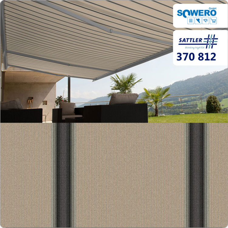 Sattler Solids 370XL 3708012 Polyester Markisenstoff